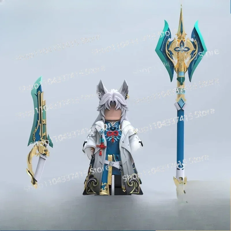 

MOC Third Party Doll Building Blocks Armor Hand Model Fashion Play New Hand-painted Splicing Toys