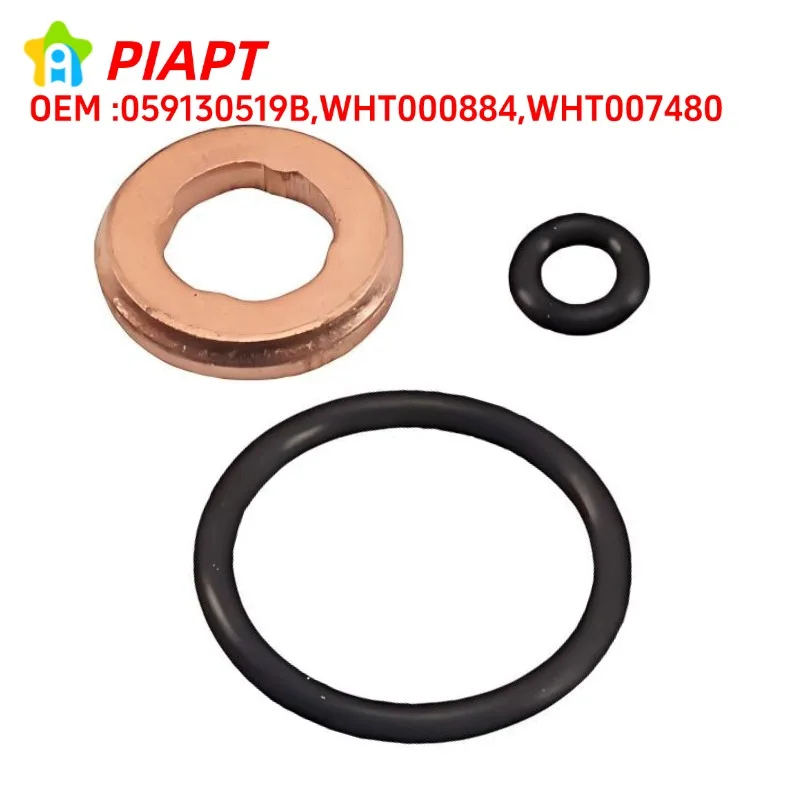 

4SET OEM 05A130519 WHT000884 Fuel Injectors Seals Repair Kit For Audi A4 A5 A6 A7 A8 Q5 Q7 For VW Amarok Touareg 3.0 TDI