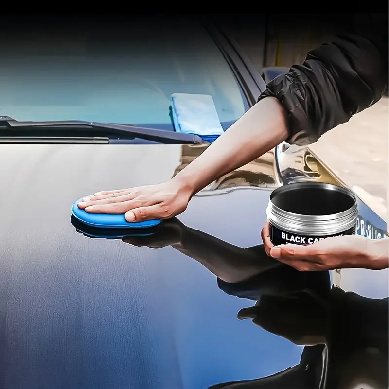 Universal Black Car Wax | Suitable for Polishing and Protecting Car Paint, Metal, and Plastic Surfaces, Easy to Apply Liquid Wax