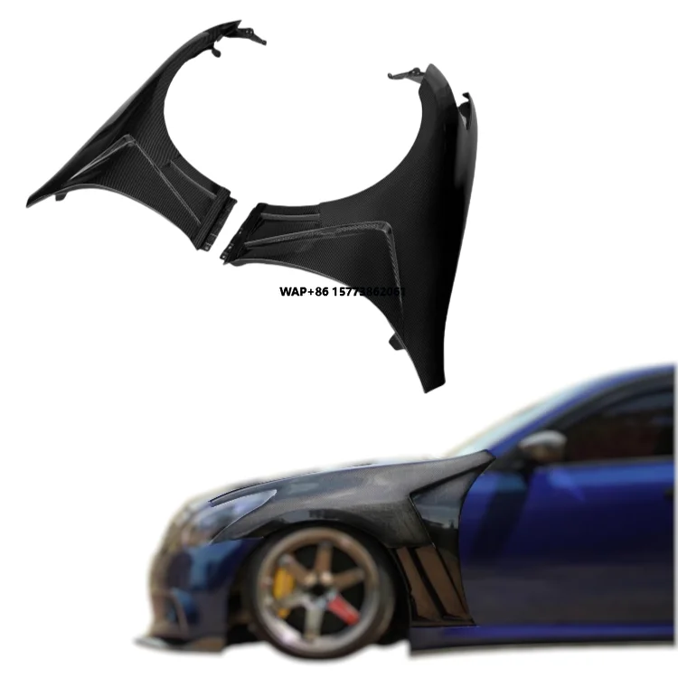 

For Infiniti G37 Carbon Fiber Fibre Side Front Fender Vents Four-door Version Carbon Fiber Fenders