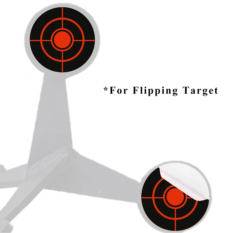 Papier anti-éclaboussures par rouleau, autocollant de tir adhésif, cibles d'ampli de tir, entraînement pratique réactif, 3 po, 50 pièces, 100 pièces, 200 pièces