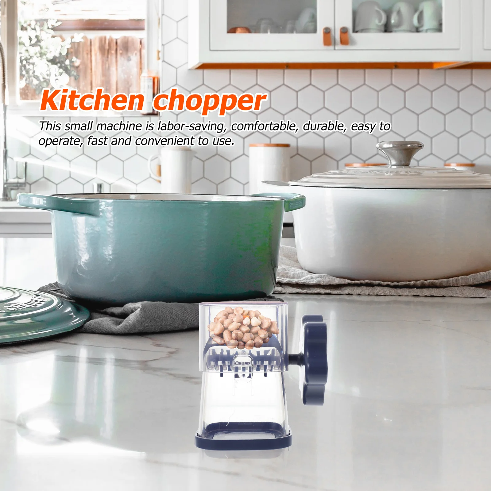 

Plastic Manual Chocolate Nut Masher Detachable Food Chopper for Kitchen Nuts Walnuts Onions Ginger