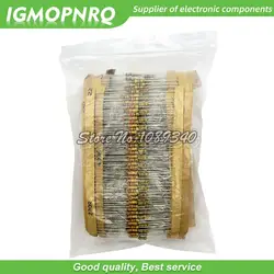 860pcs/lot Carbon Film Resistor Kit 1/4W 5% resistors assorted kit set 43values*20pcs Resistance 1R - 1M Ohm 0.25W resistor pack