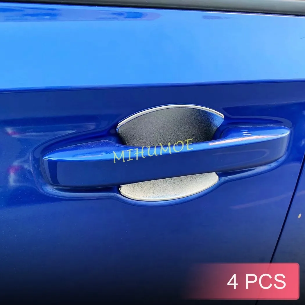 

For Honda Civic 2022-2025 Chrome Car Door Handle Bowl Cup Protector Accessories Trims 2024 2023