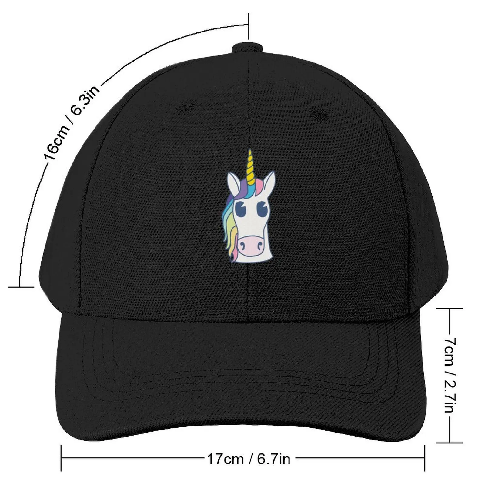 Rainbow Unicorn Baseball Cap summer hat Horse Hat Women's Hats Men's