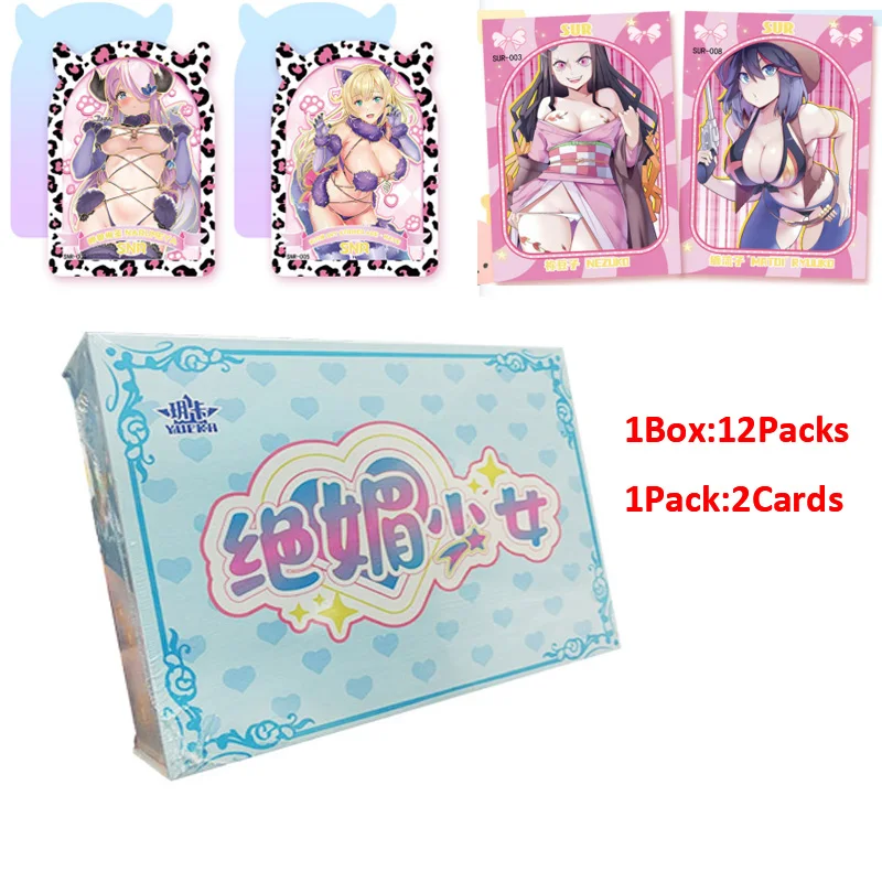 Goddess Story Cards for Children, Waifu Cards, Booster Box, Anime, TCG Game Card, Table Toys for Birthday Gift, Beautiful Girl, 2024