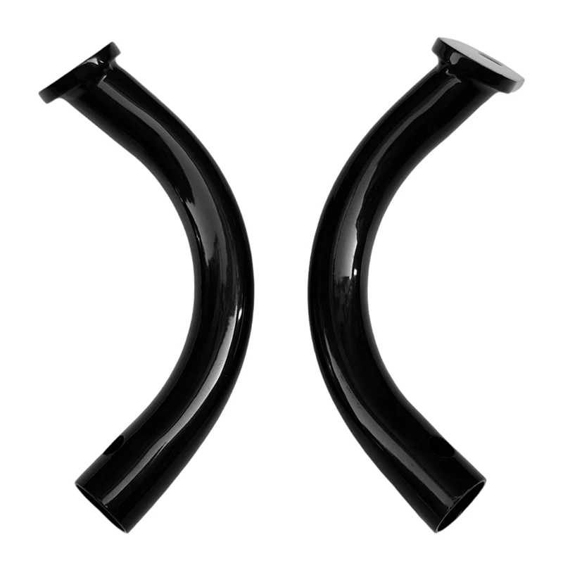 HCMT Gloss black Saddle Bag Guard Eliminator Bracket Compatible With Harley Touring Electra Glide FLHT 1997-2008 (Black)