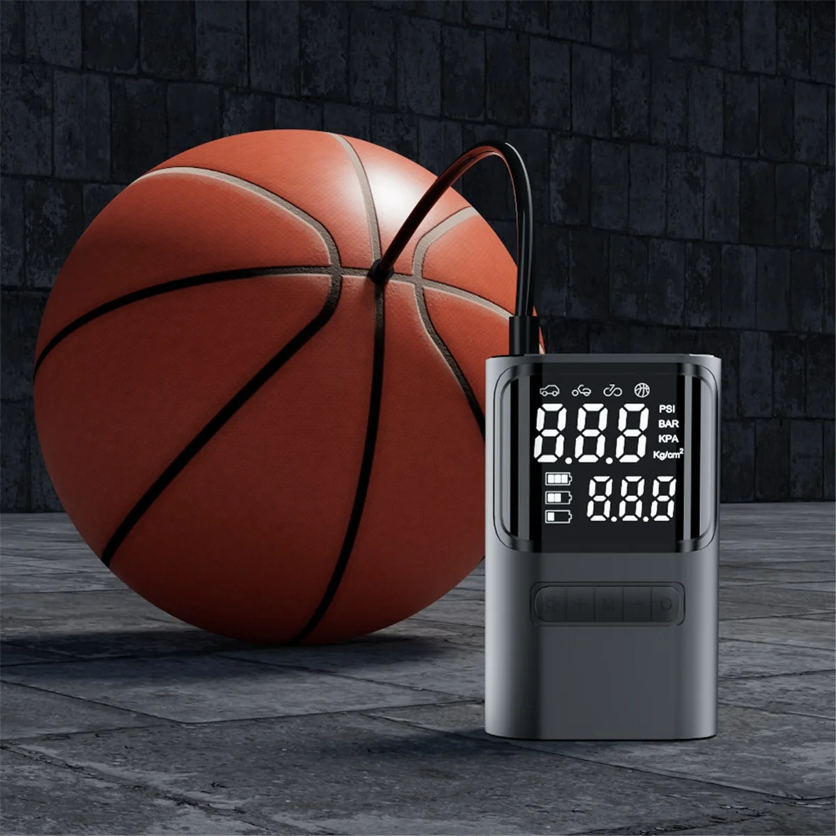 

NEW Portable Wireless Air Compressor Pump for Cars Bicycles and Tire Pressure Measurement Car Electronic Security Products