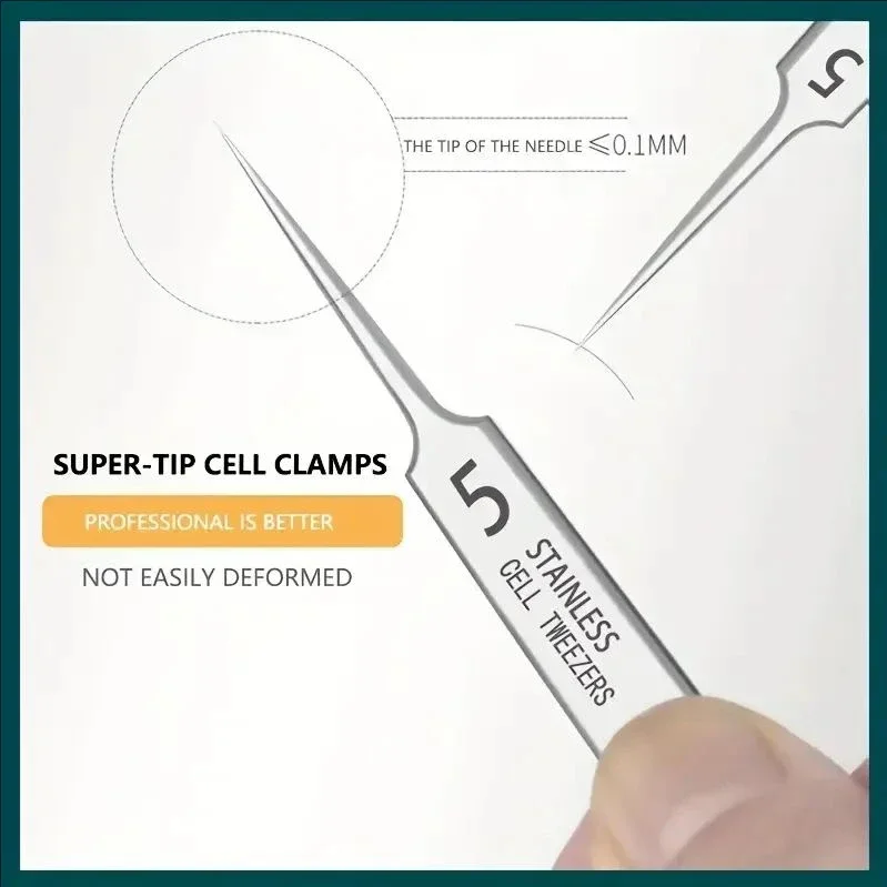 8-teiliges Set aus Edelstahl: Akne-Clip, Zellclip, Mitesser-Clip, Akne-Nadel, Akne-Nadel für Schönheitssalons, Akne-Nadel-Werkzeug – Detail 4