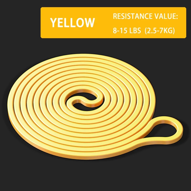 Resistance bands in use for various exercises