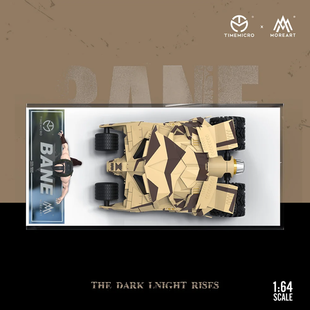 MoreArt+TimeMicro 1:64 Bane Tank Set Legierungsmodell