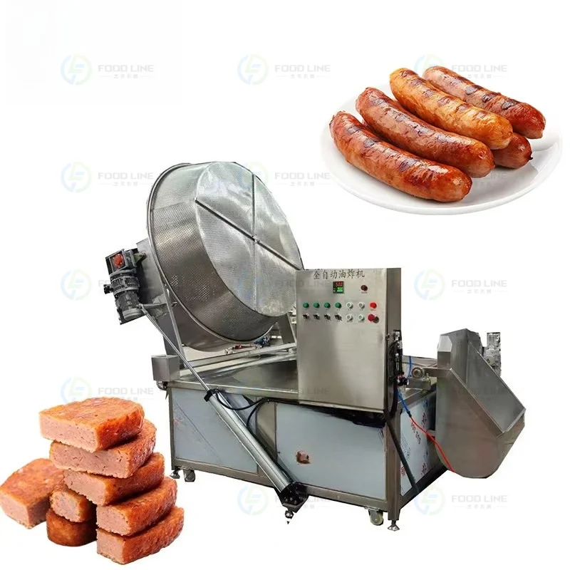Customized Deep Frying Machine Electric Oil Fryer Rapid Heating Stainless Steel Restaurant Snack Shop Cooking Equipment