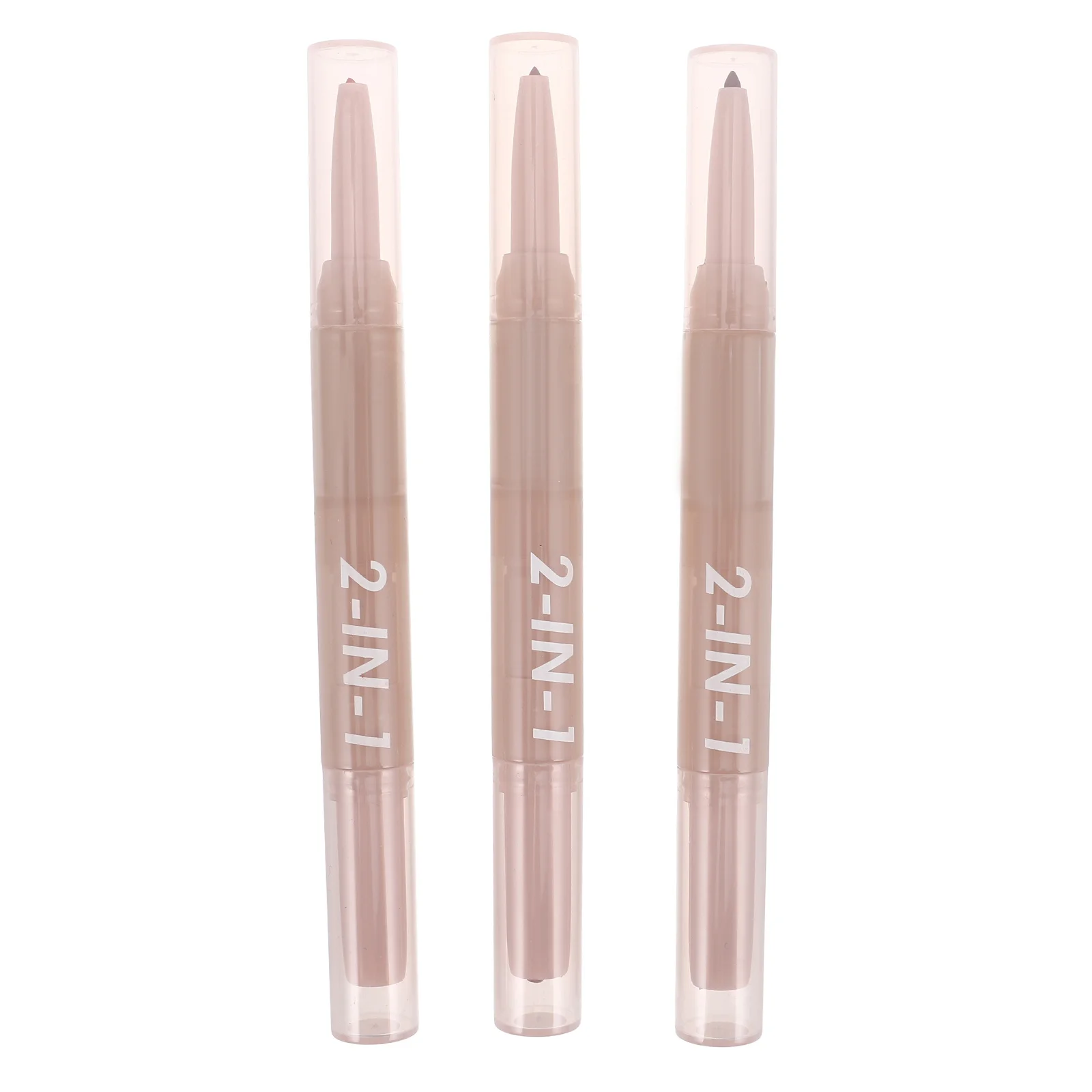 3-delige Lip Liner Pencil Set Matte Lipstick Dualended Langdurige Lip Stain Marker Make-up Lipliners Pen voor vrouwen