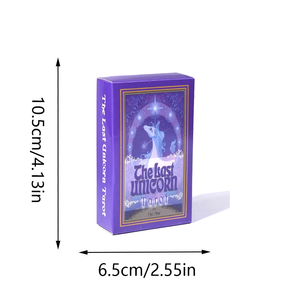 بطاقات التارو The Last Unicorn A 78 Deck Oracle English Visions Divination Edition Borad Playing Games #6
