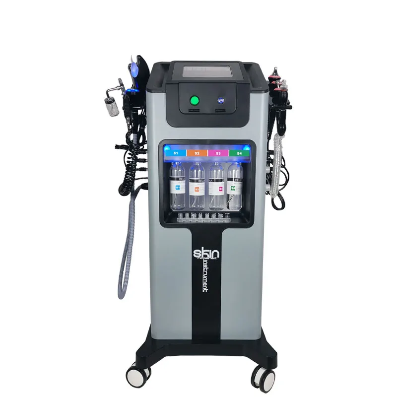 New Design Multifunctional 10 in 1 Small Bubble Machine Skin Therapy Bubble Rejuvenating Oxygen Foam Skin Synthesizer