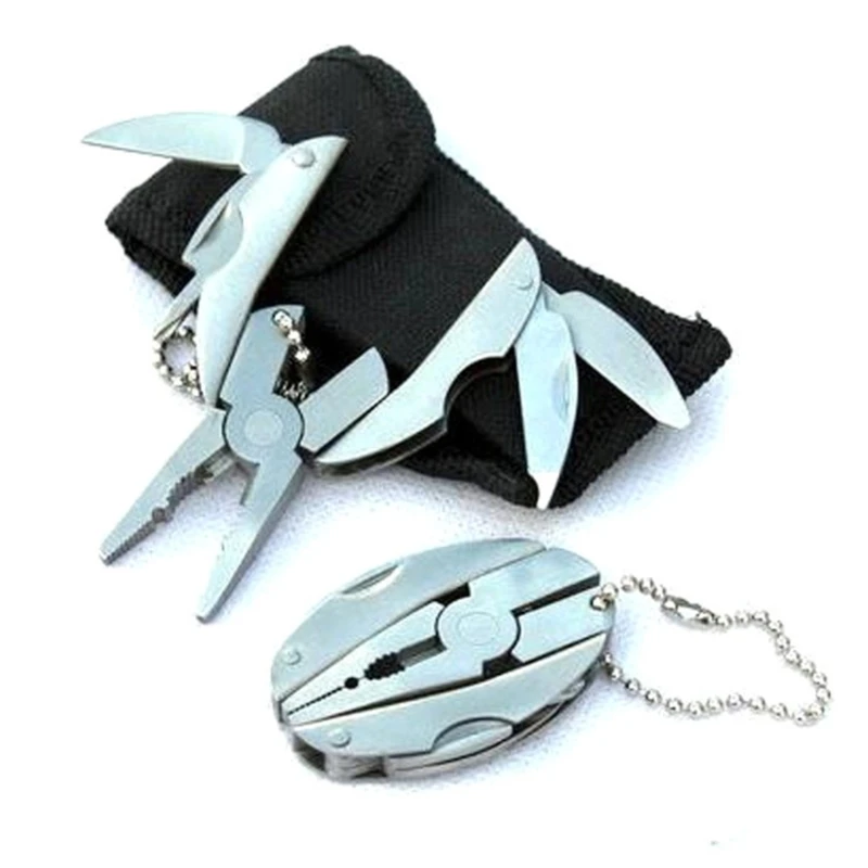 Multifunction Folding Plier, Portable Folding Pocket Tool, Folding Cutter, Keychain Screwdriver, Tortoises Back Pliers