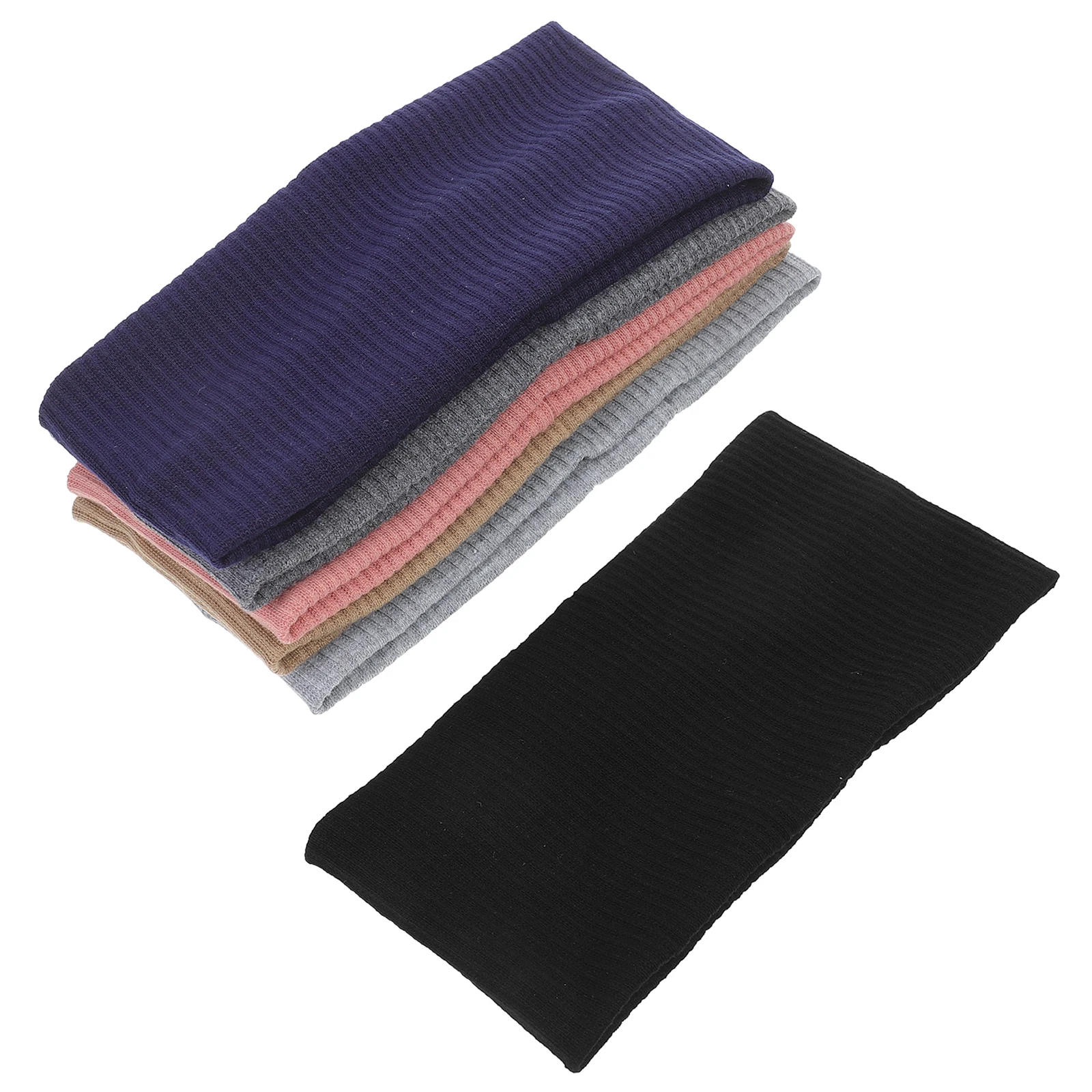 

6Pcs Knitted Sports Headbands Wide Elastic Hairbands for Women Yoga Workout Makeup Washing Face Knit Headband Women Headbands