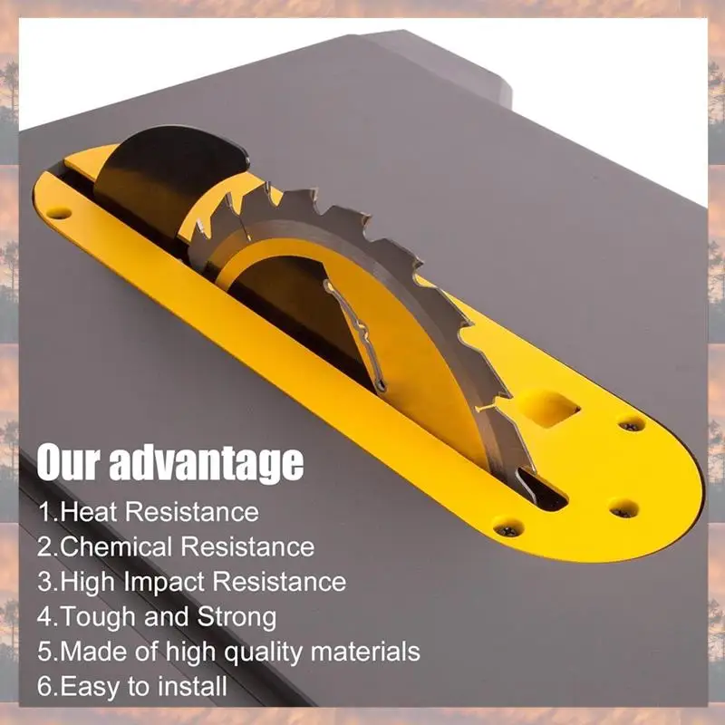 2025 الاتجاه DWE7402DI ملحقات منشار الطاولة Dado Throatplate Dado شفرات لمنشار الطاولة 10 بوصة DWE7490 DWE7491 DWE7491RS DWE7492