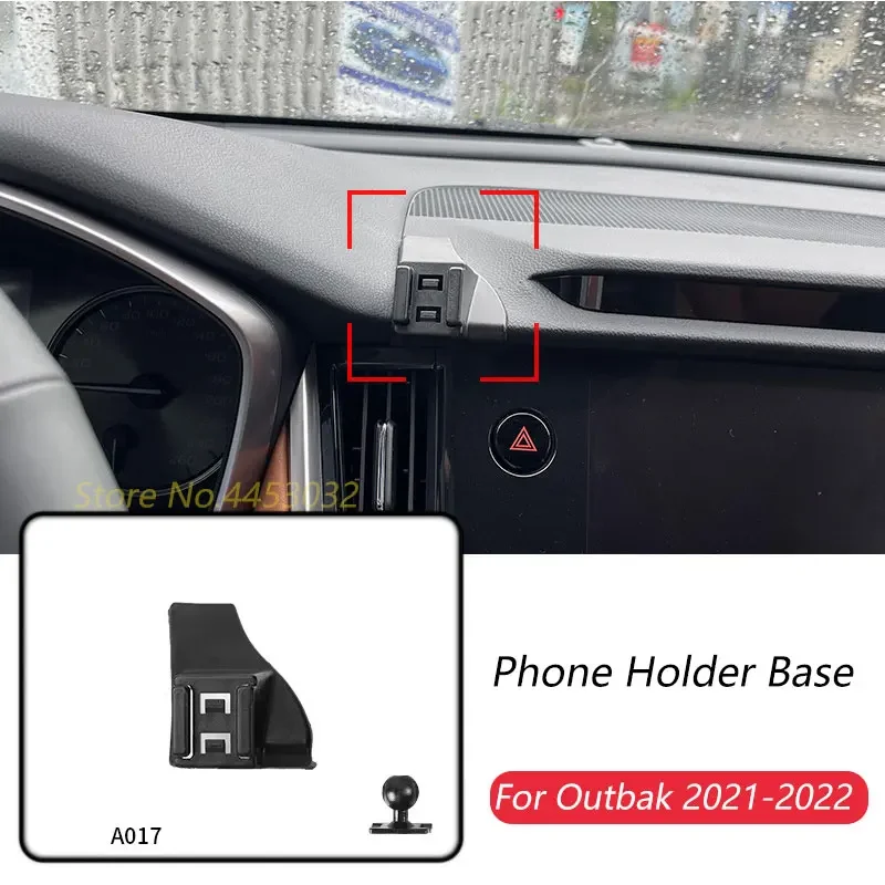 Car Phone Holder Base Only For Subaru Outback 2021-2022 Fixed Air Outlet Bracket Base Accessories Diameter 17mm