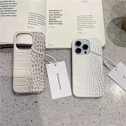 Gradient Crocodile Glossy Phone Case for iPhone 17/16/15/14/13/12/11 Pro Max & Plus Series - Luxury HD Cover