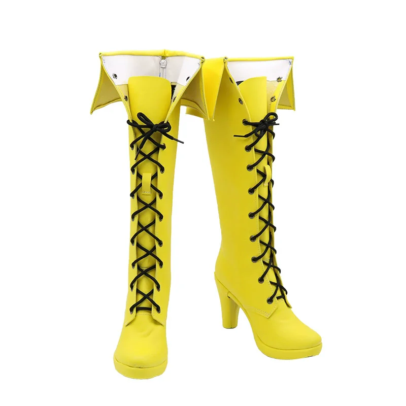 Chaussures de Cosplay Anime FGO Aesc the Rain Witch Space Ishtar Oda Nobukatsu Baobhan Sith