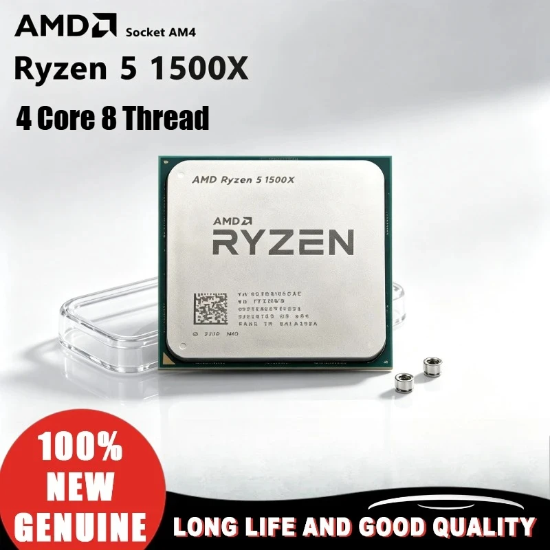 AMD R5 1500X Powered 3.5GHz 4 Core 8 Thread CPU 16MB L3 Cache 65W 100% Brand New Original Socket AM4 Processor