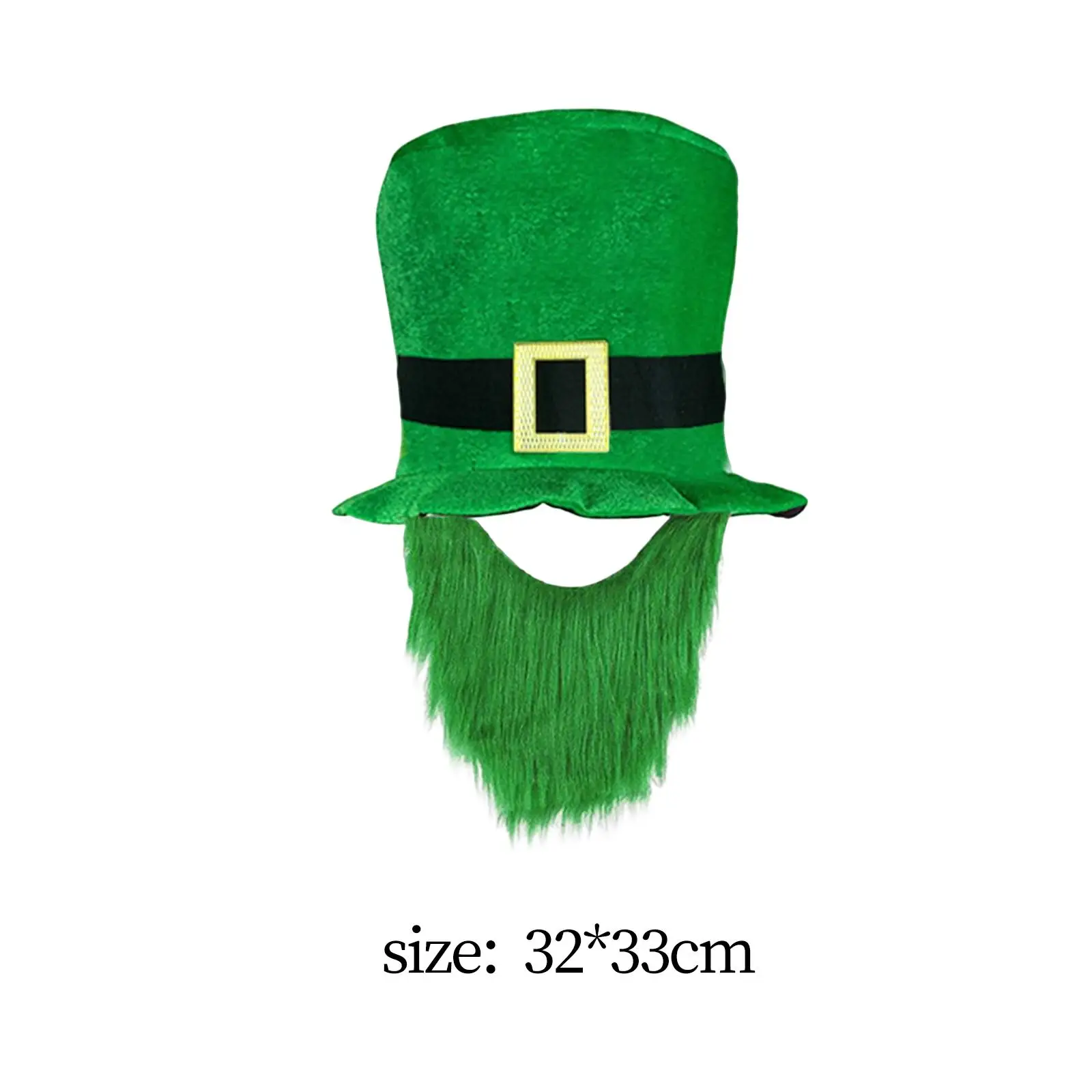 ST Patricks day Hat and Beard Photo Props for Costume Outfit Adults Outdoor