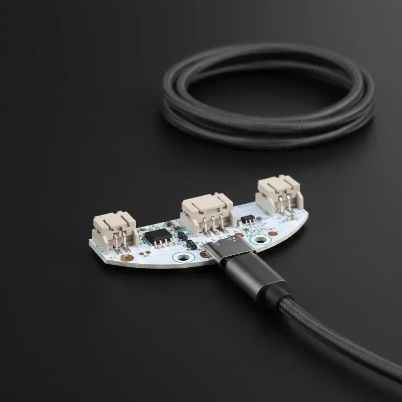 5Pcs Type-C LED Charging Touch 3-Gear Stepless Dimming Control Board Welding-Free PH2.0 Ports For DC3.7V 5V Strip Lamp Plate