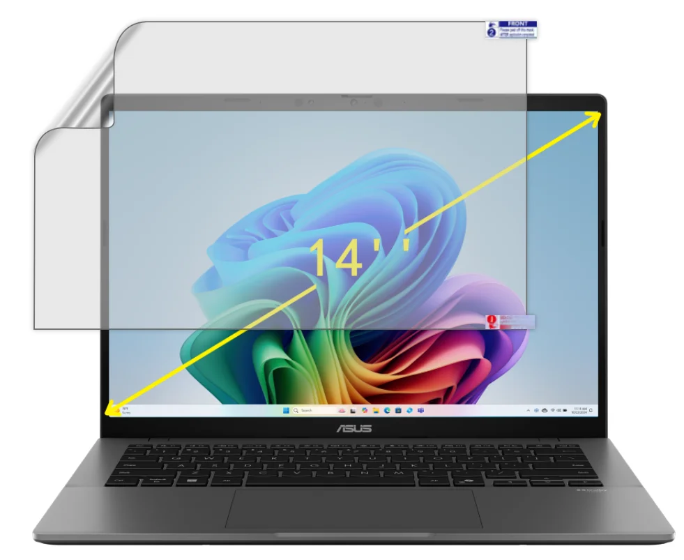

2 шт./лот, матовая защитная пленка для экрана ноутбука, мягкая защитная пленка для ASUS Vivobook S14 S3407VA S3407CA S3407QA S3407 VA CA QA 14 дюймов