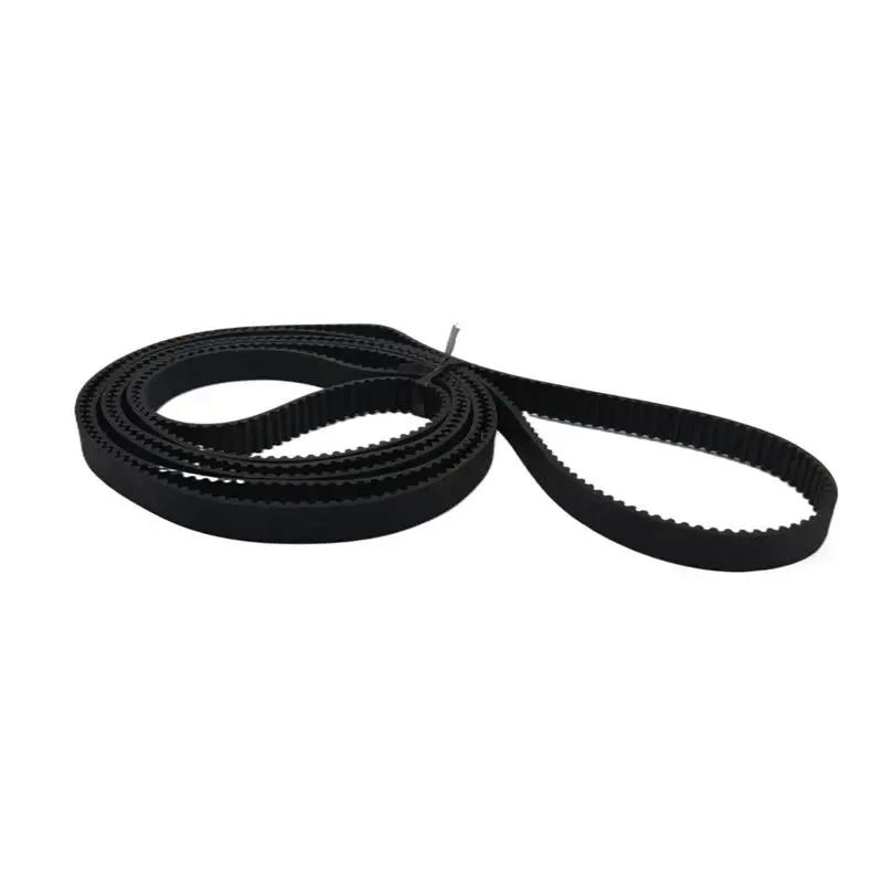 S2M 80 Synchronous Belt S2M-6 Closed-loop Rubber Timing Belts Width 4mm 6mm 8mm STD Black Timing Belt Length 80mm