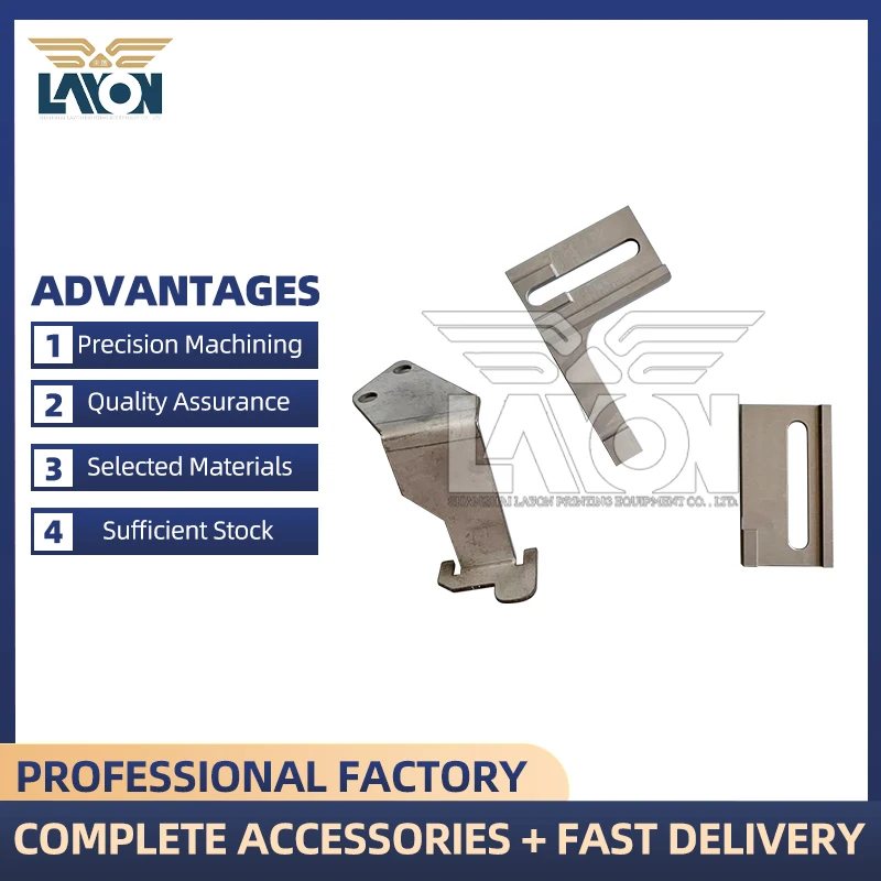 

LAYON Original 3215 Book Back Gauge Set of 3 Pieces for Muller Martini Sewing Machine, Bookend Block Alignment Gauge