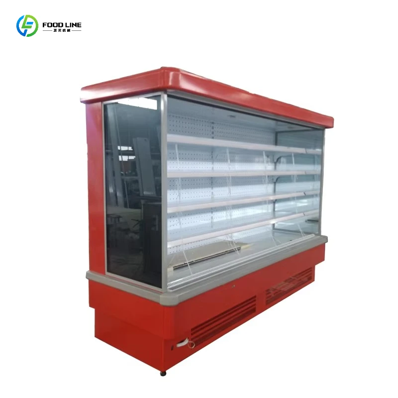 

Factory Price Commercial Refrigerator Equipment Fruit Vegetable Display Rack for Supermarket Cake Shop