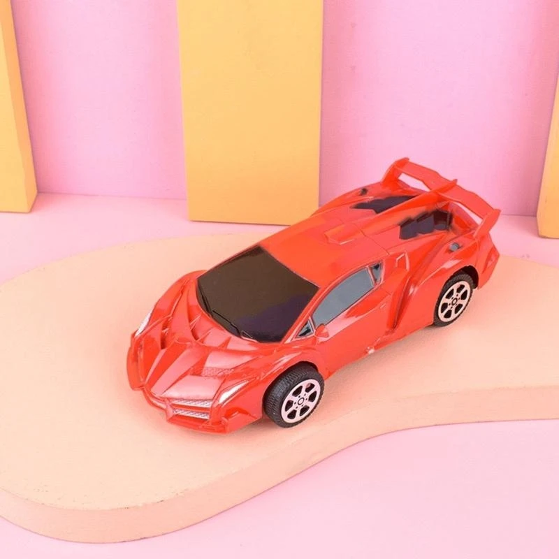 ของเล่นเด็กรถดึงกลับเลื่อนรถ WIND-up Racing รถของเล่น Fine Motor SKILL ดึงกลับรถเด็กวัยหัดเดินการศึกษาของขวัญ 15UB