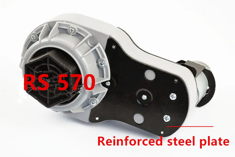 Ultra-powerful RS570 dc motor gearbox,Children's electric car power gearbox,high torque motor for kid's vehicle