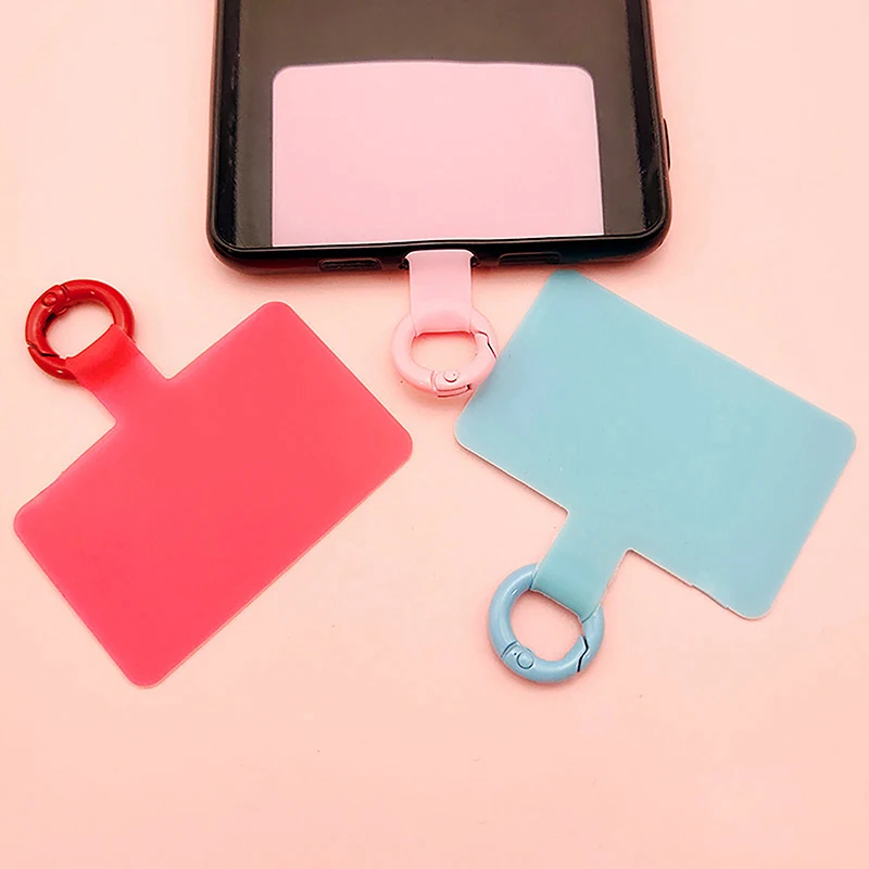 Mobile Phone Lanyard Clip Patch Fixed Metal Clasp Pendant for phone  Anti-lost Durable Universal Lanyard Fixed Card