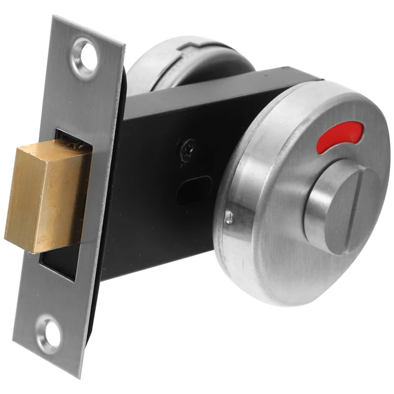 

CQMF-Red And Green Indicator Lock Bathroom Occupied Sign Door Deadbolt Number Copper Rv Latch Toilet Locks Baby Portable