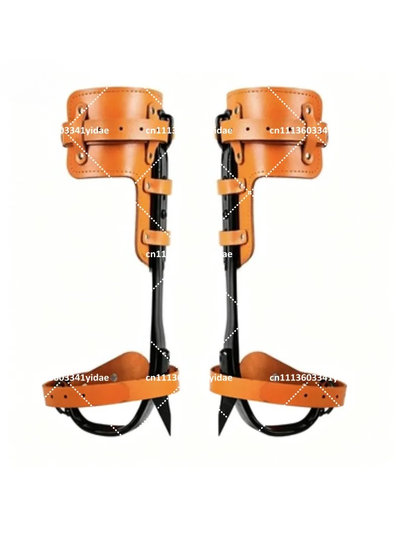 Thickened Wide Tree Climbing Spikes with Double Shoulder Safety Belt for Pruning Equipment