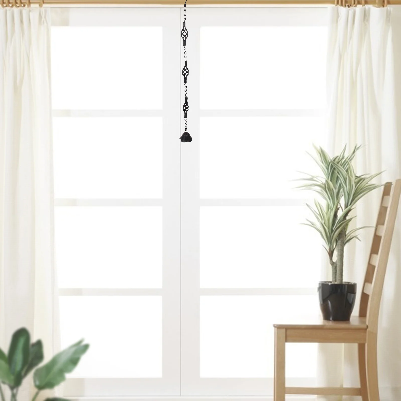 

Iron Wind Chime Hanging Decor Small Garden Bell nament Delicate Outdoor Chimes Home Decor Retro Sweet Sound Easy