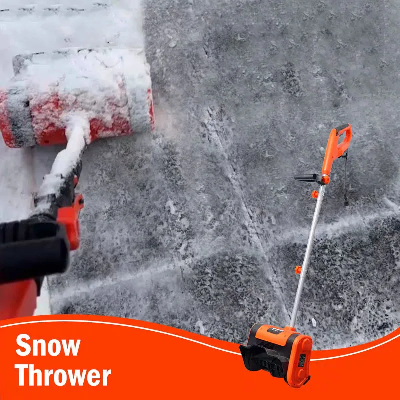 Snow Removal Tool Snow Thrower Small School Road Snow Clearing Artifact Snowplow for Garden