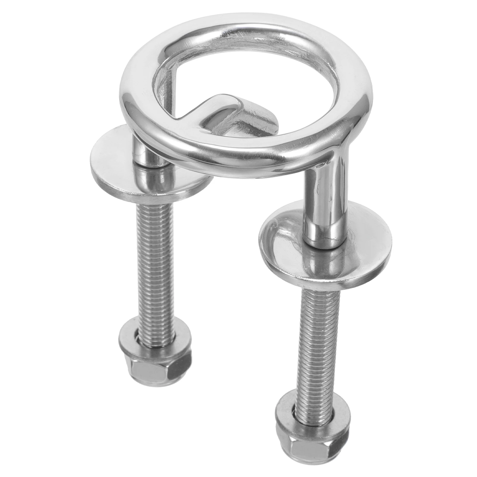 

1pcs Stainless Steel Water Ski Tow Ring 62mm Marine Boat Accessories Anchor Hook for Yachts Pontoon Ski Tow Bar Boating