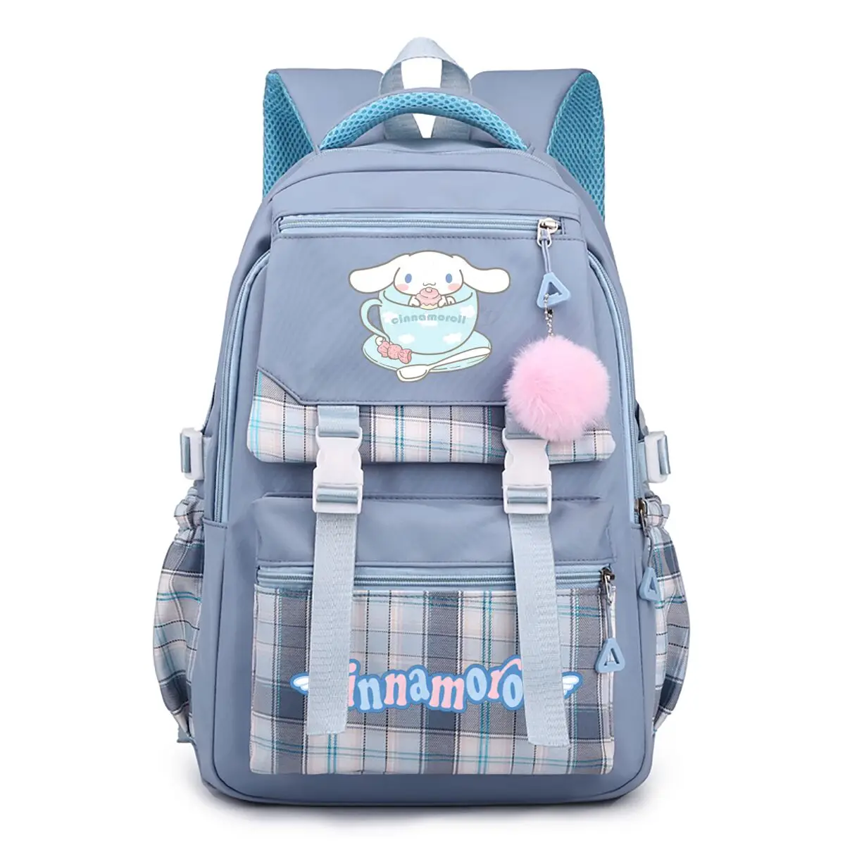 لطيف سينامورول طباعة حقيبة المدرسة النساء الفتيات حقيبة السفر الأطفال المراهقين الطلاب الحقائب المدرسية سينامورول حقائب هدية