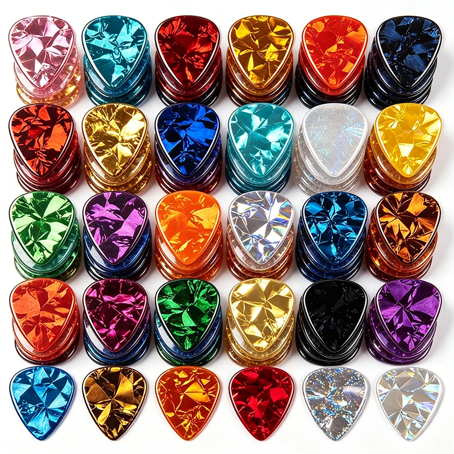 36/54pcs 0.5mm ABS Guitar Picks, Durable Smooth Plectrums for Guitar Professional Premium Musical Instrument Accessories