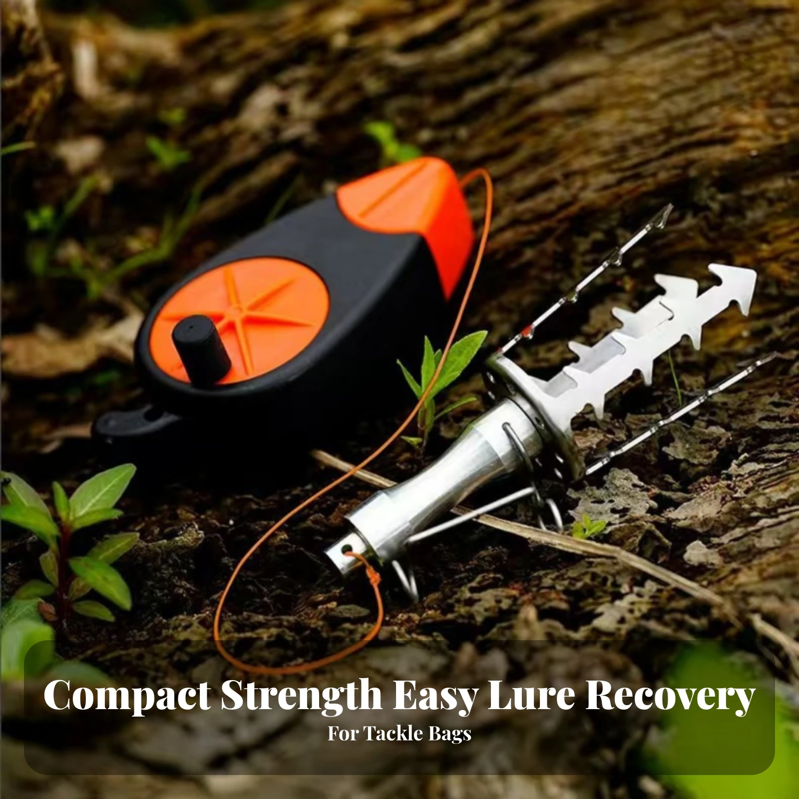 Fishing Lure Retriever Robust Lure Retriever with Cord Tackle Compact Strong for Anglers