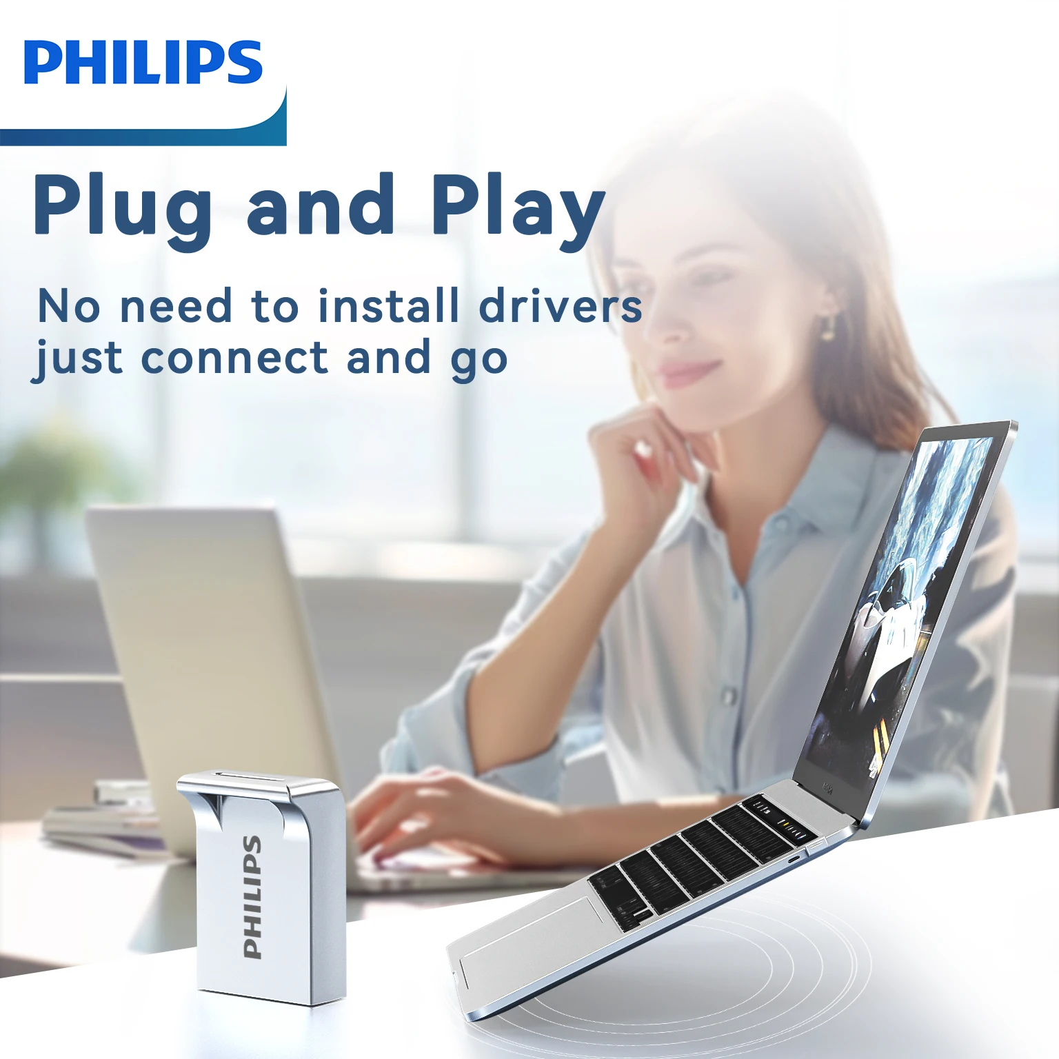 Philips Super Mini unidad Flash USB 2,0 64GB 32GB 16GB 8GB memoria de alta velocidad Pen Drive portátil 64GB memoria USB regalos