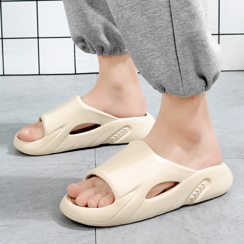 Männer Massage Hausschuhe Indoor Outdoor Sandalen Strand Freizeit schuhe bequeme weiche Rutschen Flip-Flops Herren Sandalen Größe 46 47 – Detail 12