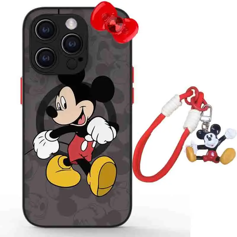 Disneys Mickeys Minnies Mouses Lively Phone Case For iPhone 16 15 14 13 12 11 Pro Max 7 8 Plus XR XS MAX MINI Y2K Back Cover