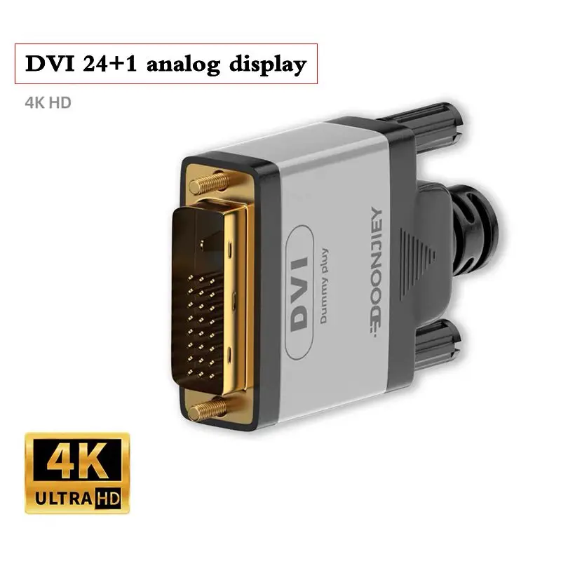 DVI Analog Monitor GPU Emulator Virtual Display DVI Gaming Studio Multi-Instance Remote Idle