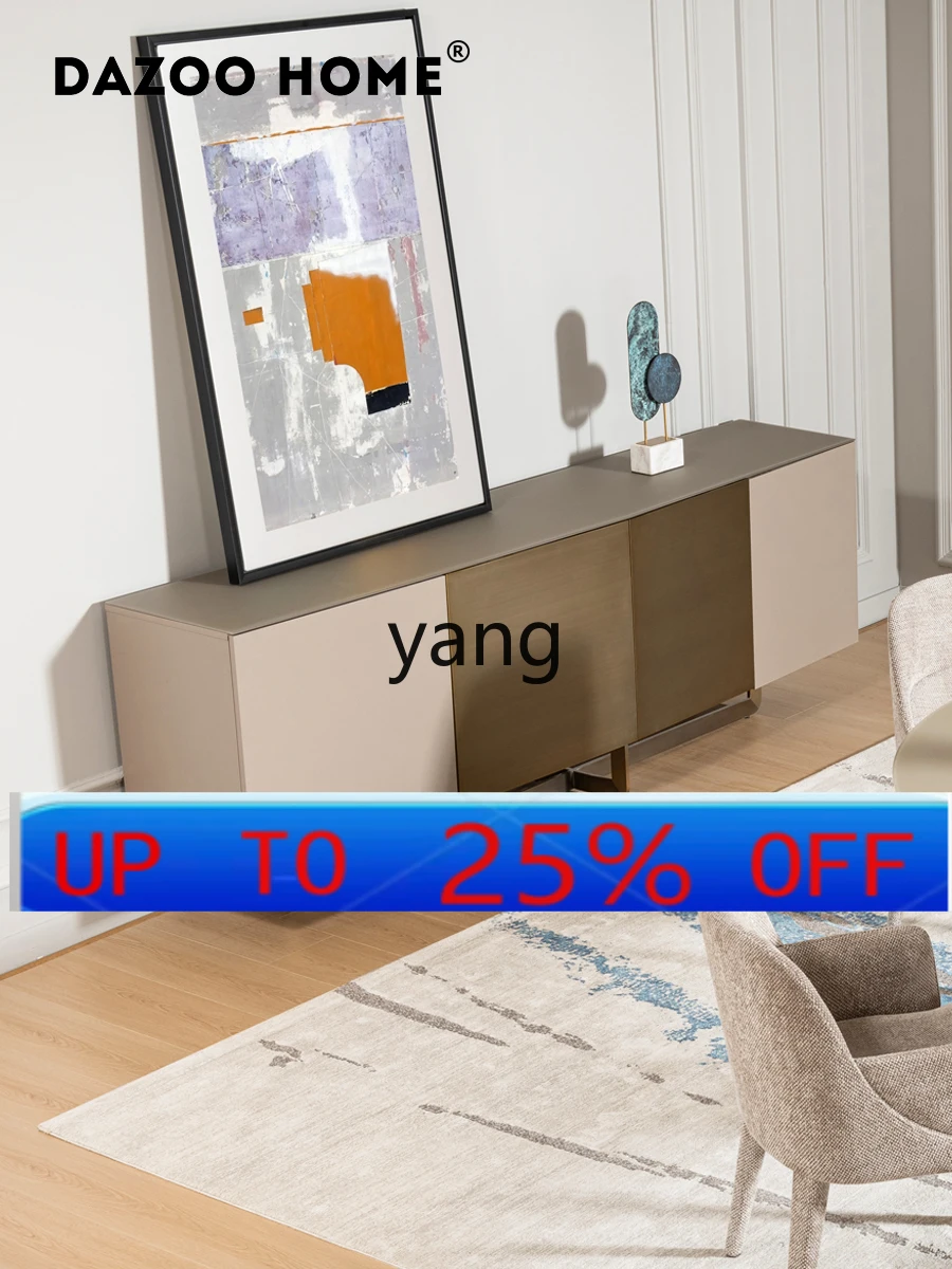 

Lmm modern simple light luxury restaurant storage storage wall tea cabinet