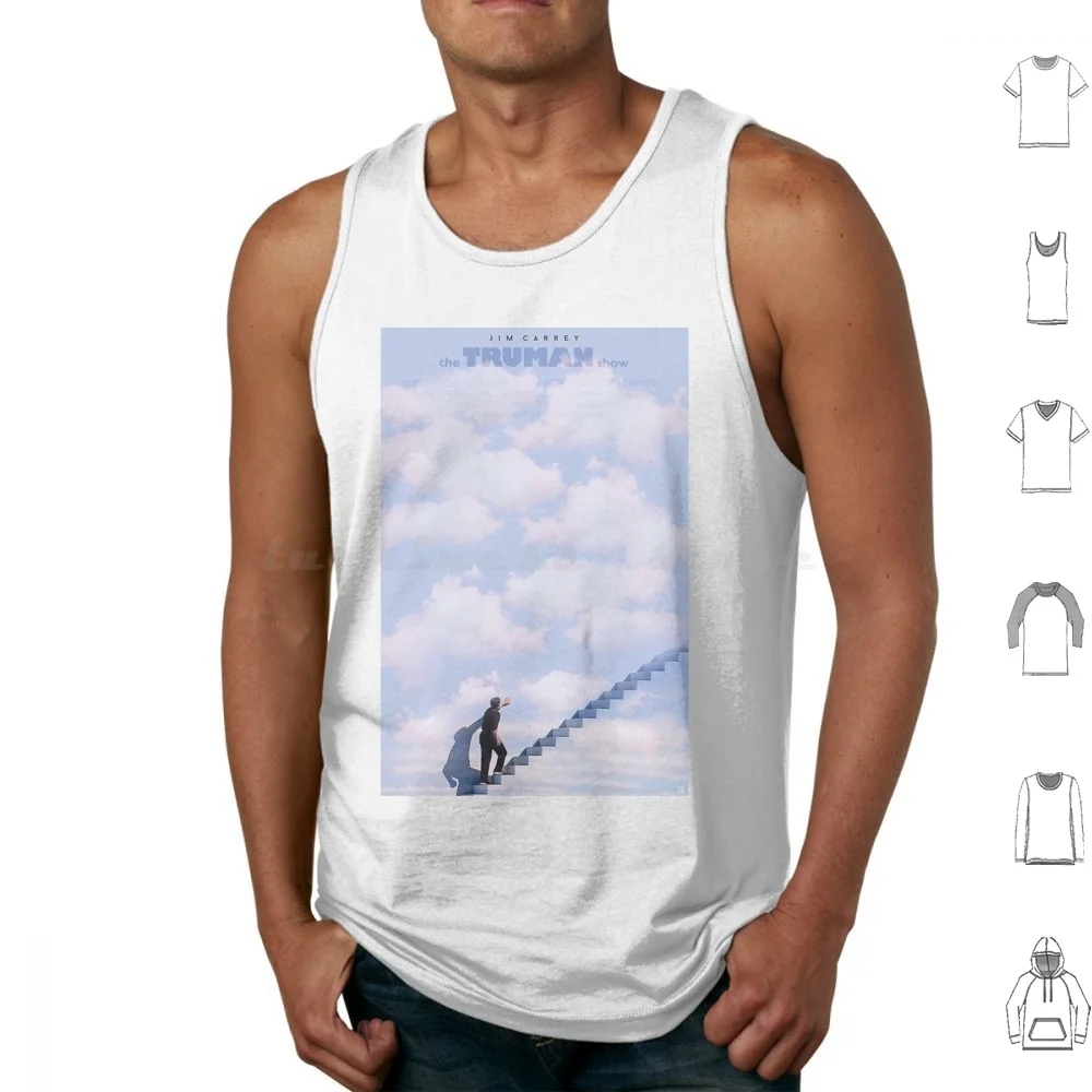 The Truman Show Tank Tops Vest Sleeveless Truman Show The Truman Show Truman Jim Carrey Movie Film Show Movies Jim