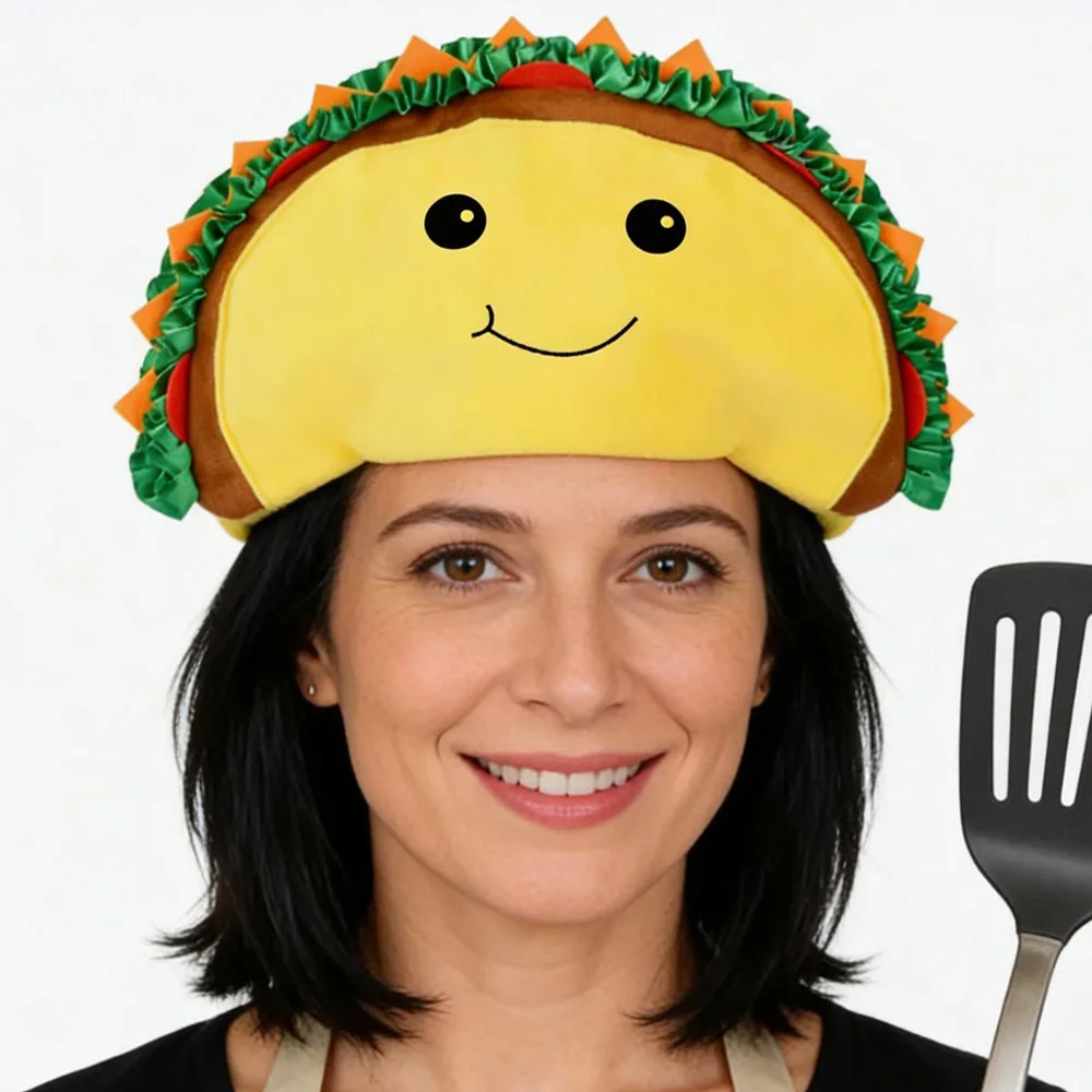 

Mexico Party Day Hamburg Hat Cosplay Burgers Hats Carnival Dress Up Halloween Party Costumes Props